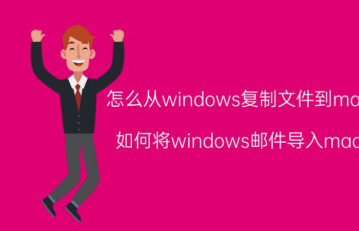 怎么从windows复制文件到mac 如何将windows邮件导入mac？